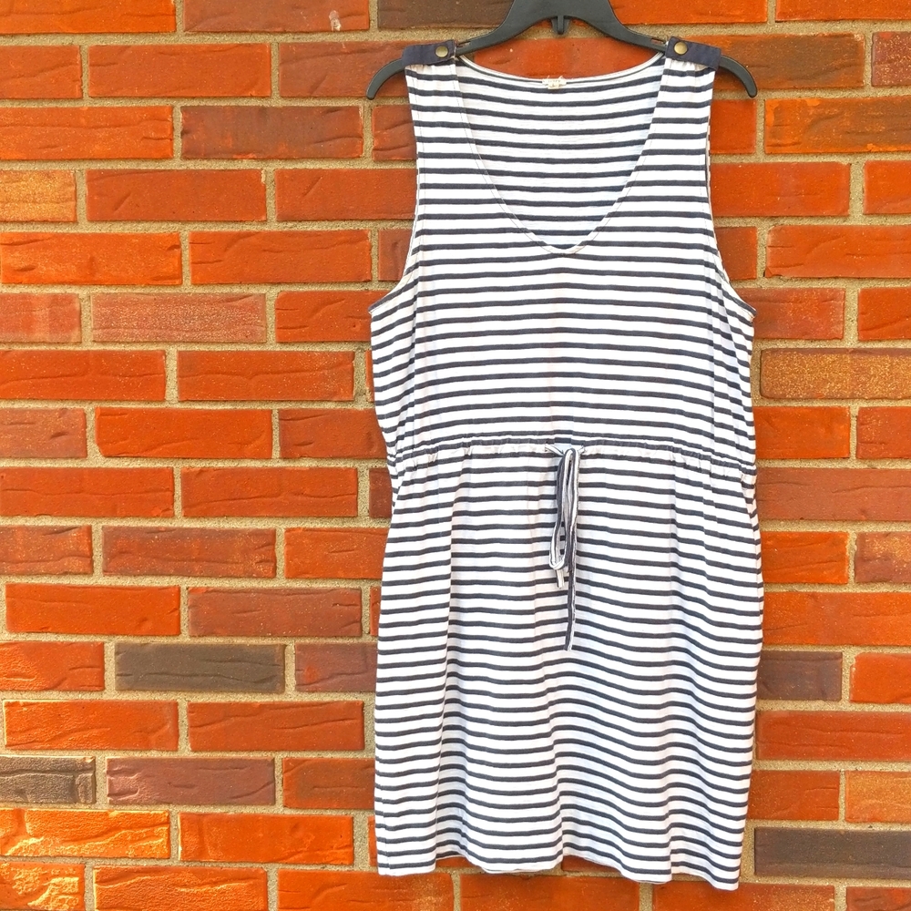 J. CREW nautical striped dress